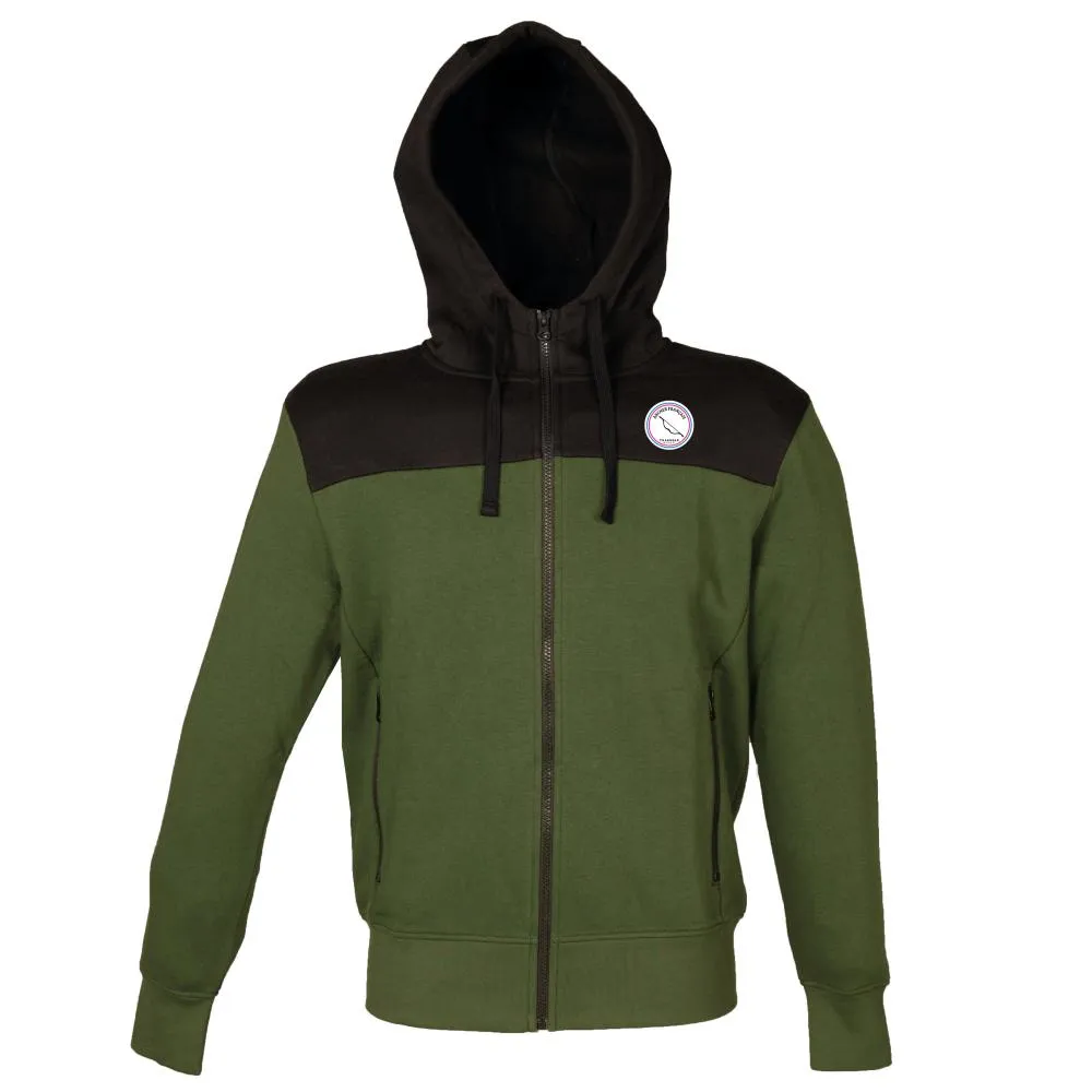 Sweat Cardigan chasse Homme/Femme – Ecusson Archer Français arc traditionnel