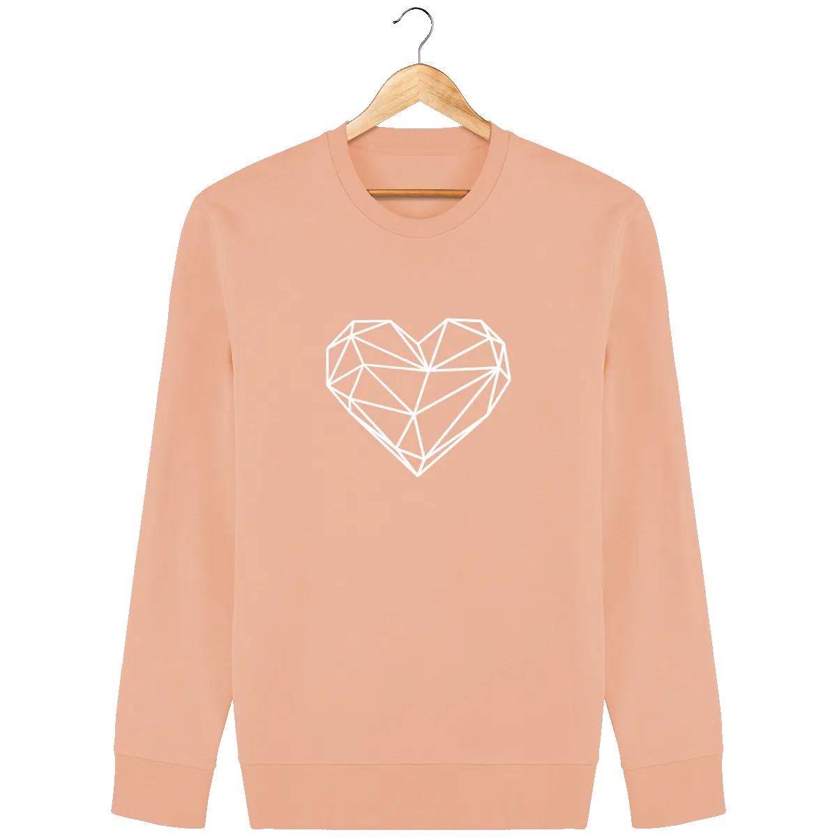 Sweat Col Rond - COEUR ORIGAMI