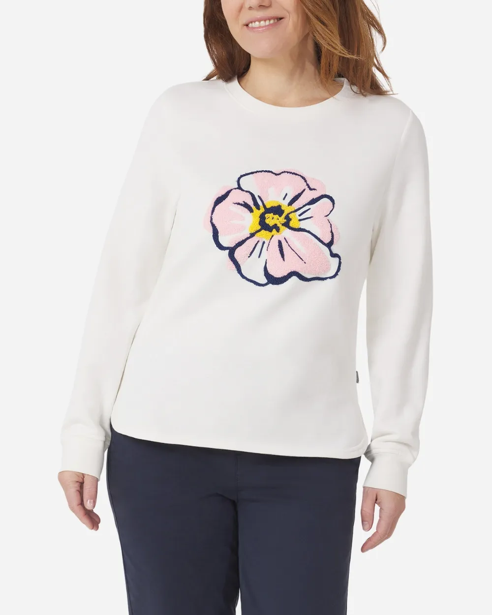 Sweat à fleur