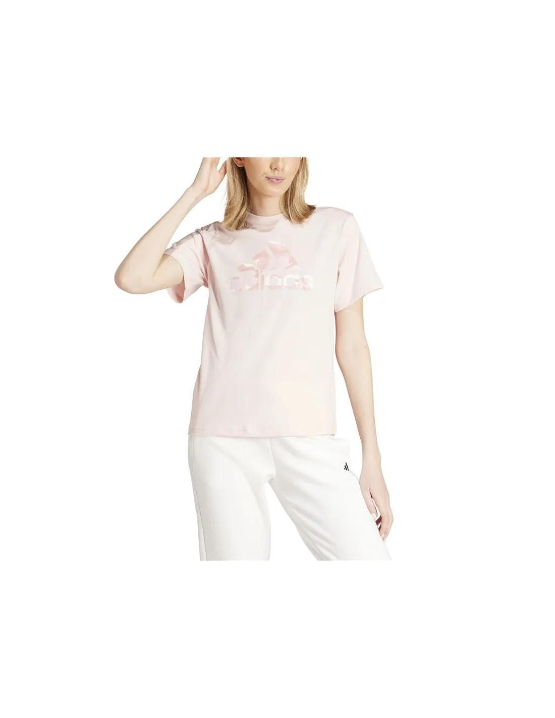 T-shirt adidas Femme Camo Graphic Pink