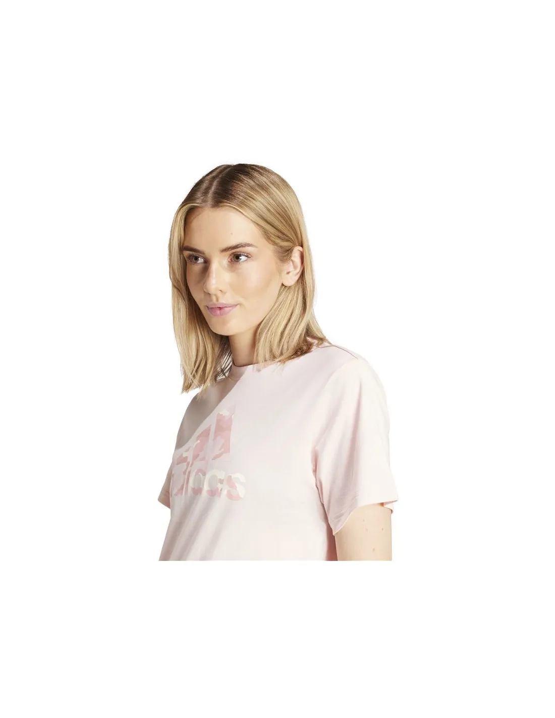 T-shirt adidas Femme Camo Graphic Pink