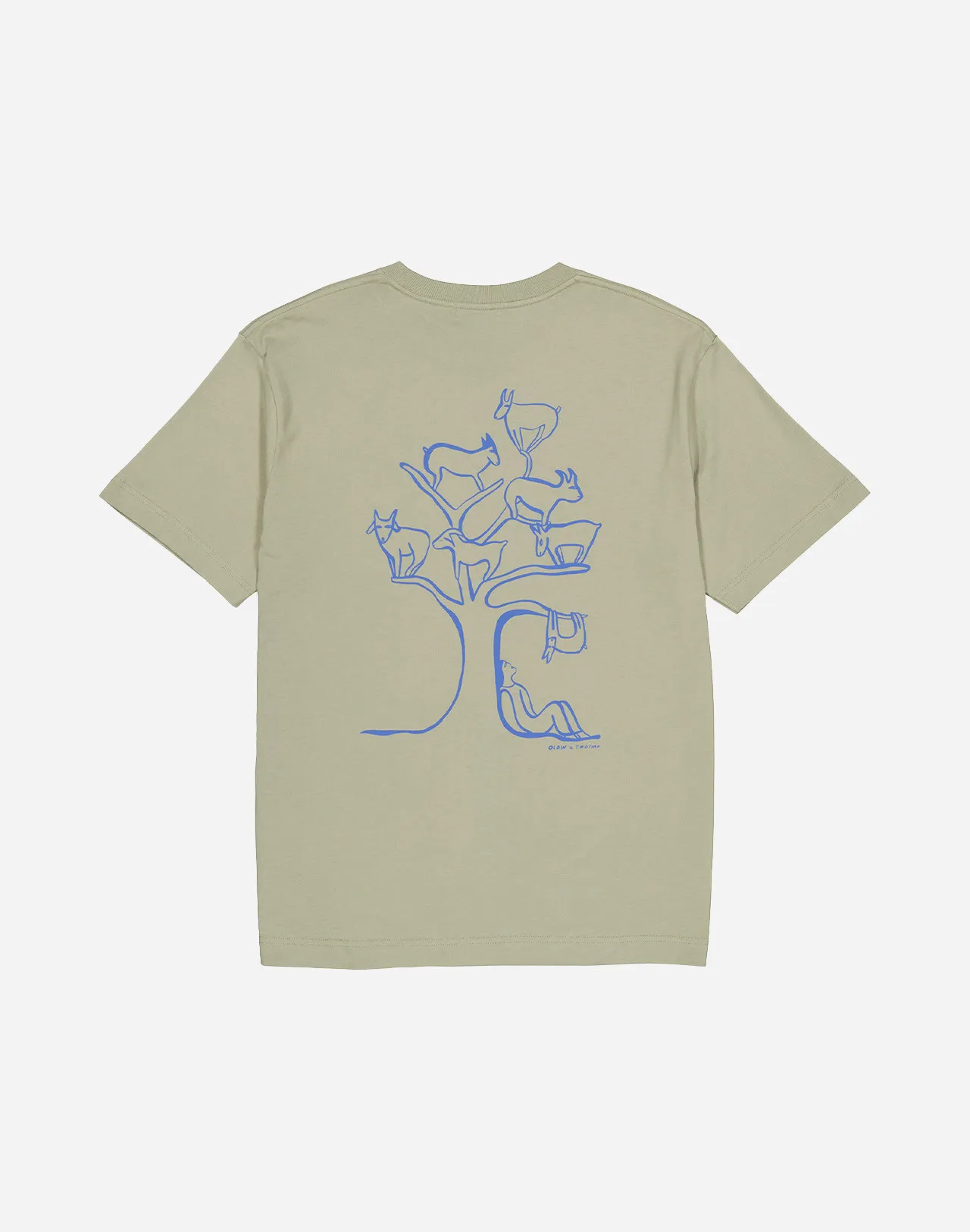 T-shirt Capra argile ample Taille S Couleurs Argile
