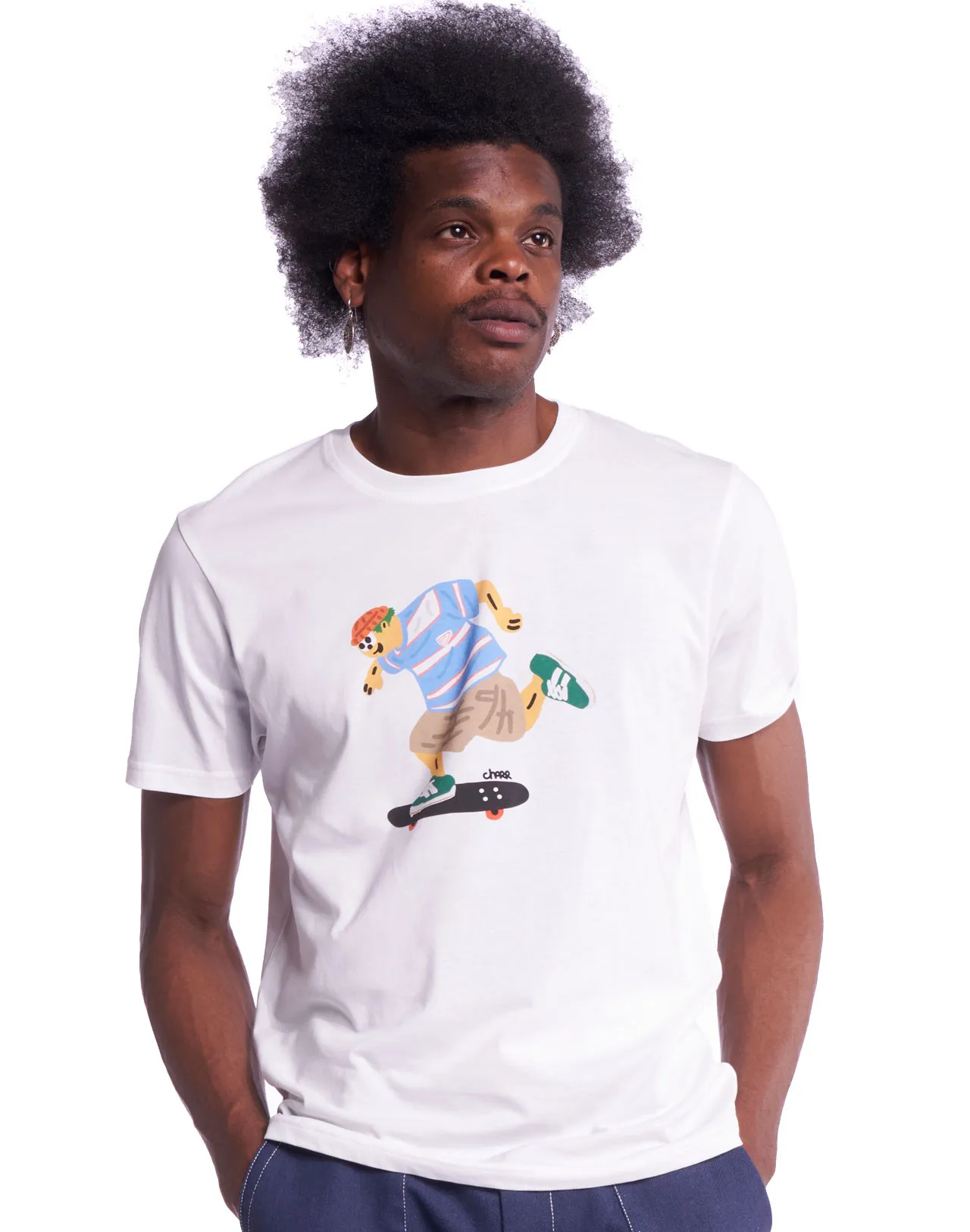 T-shirt Regular Taille XS Couleurs Écru