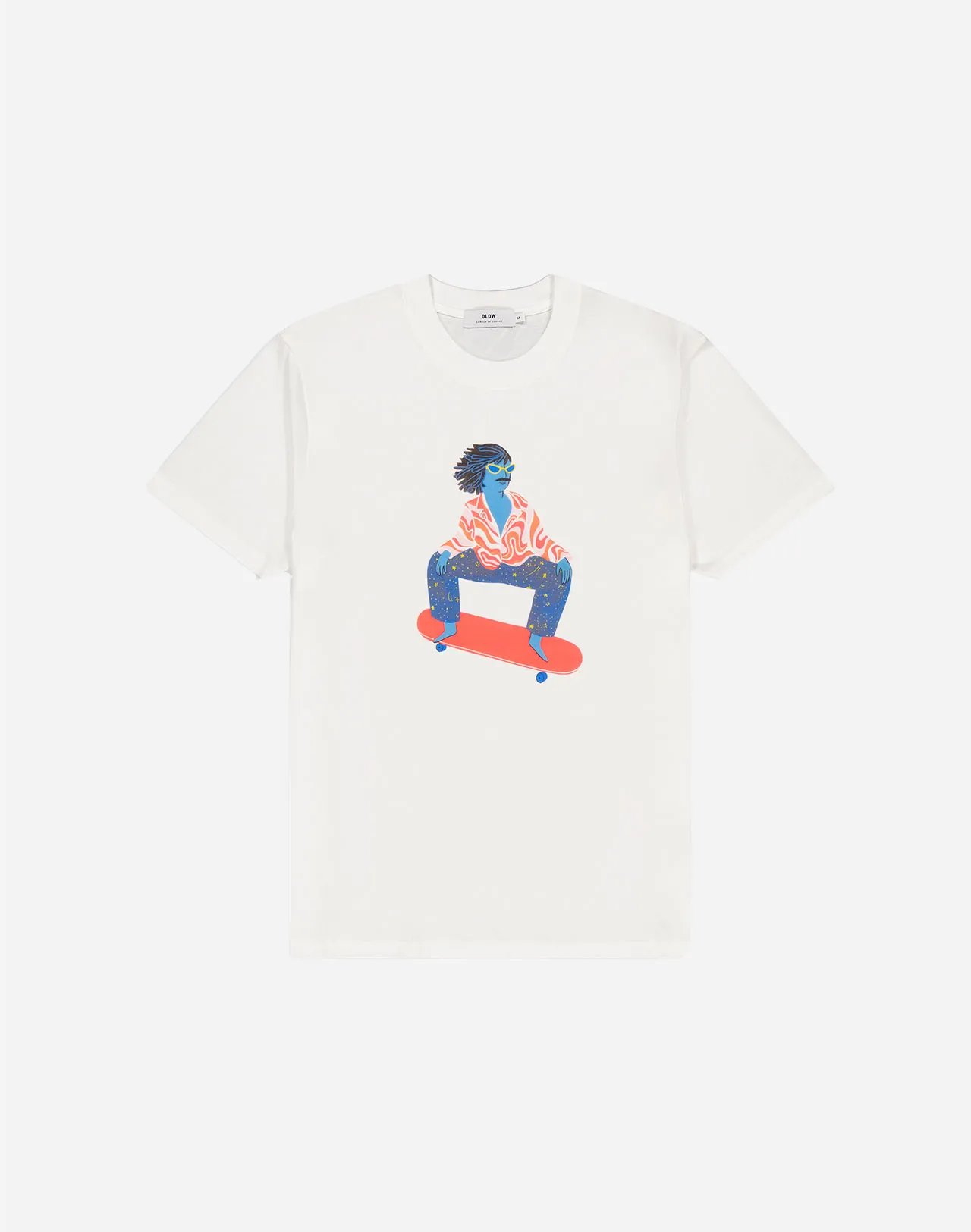 T-shirt Skatos Taille M Couleurs Écru