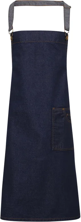Tablier à bavette _District_ Indigo Denim