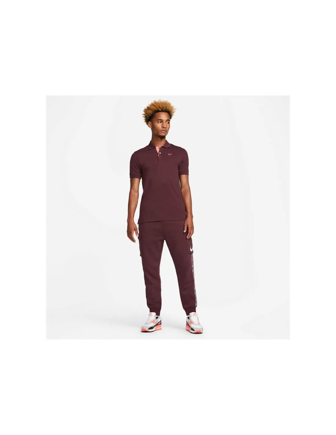 The Nike Rafa Polo homme grenat