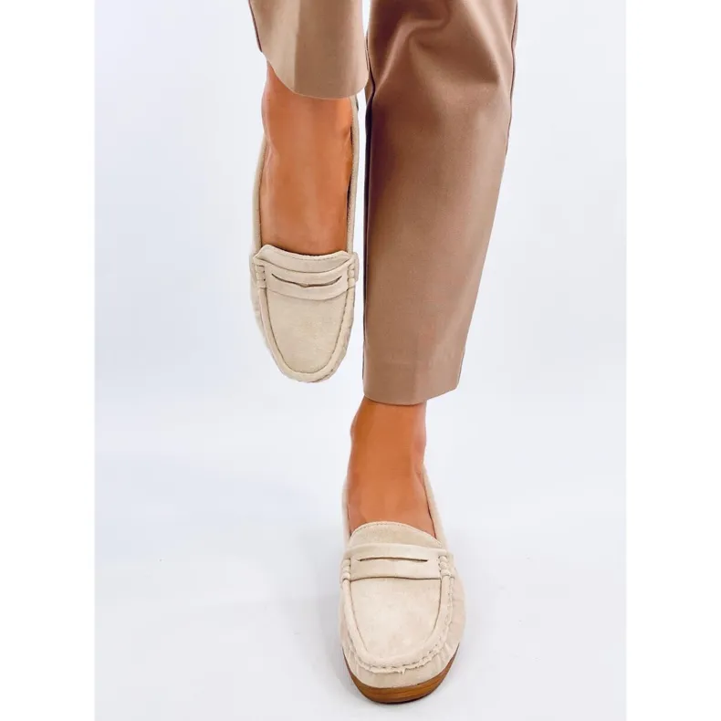 Vegar Mocassins compensés beiges