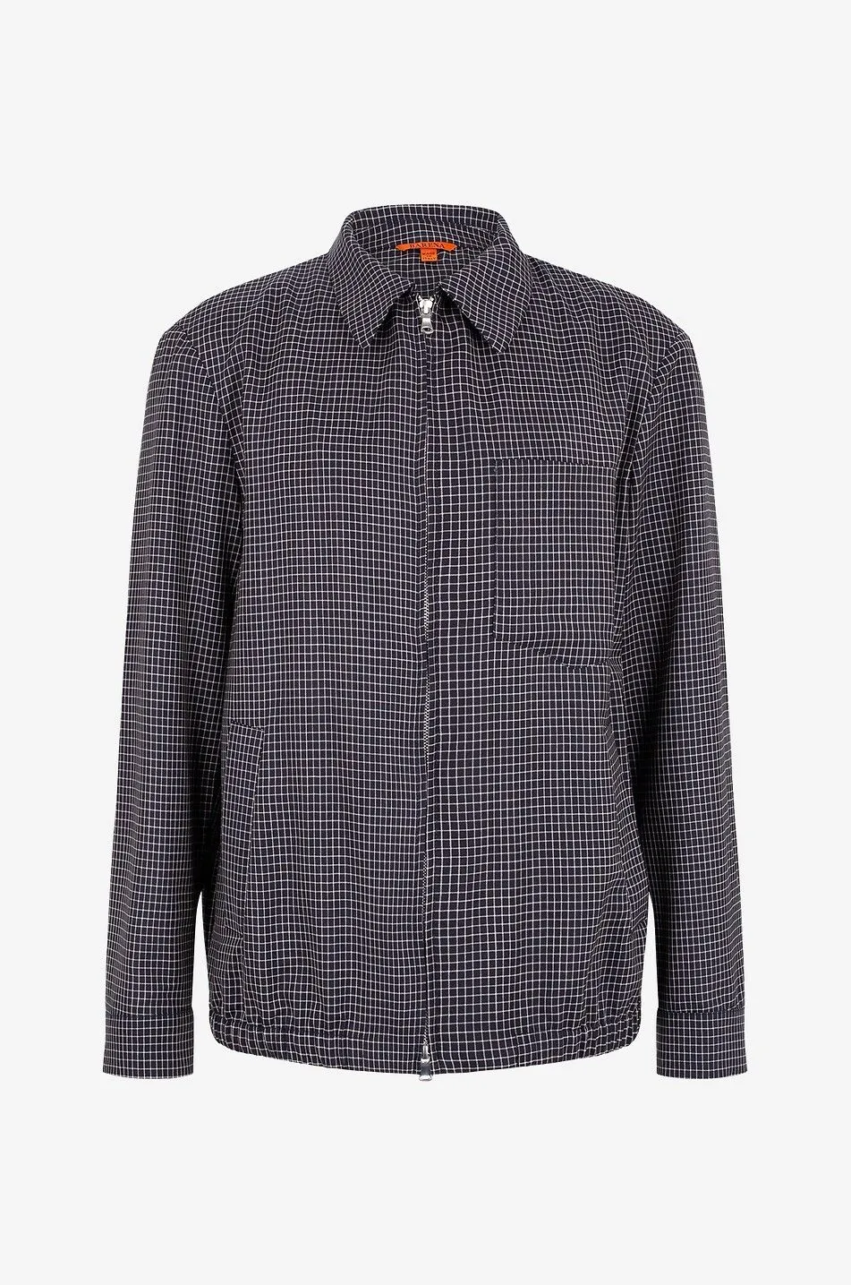 Veste en laine vierge à carreaux Zaleto Quod